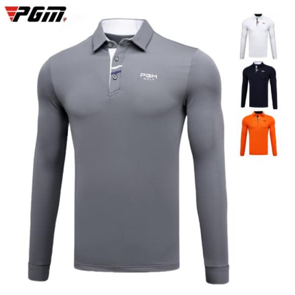 PGM 秋冬用　紳士　ゴルフメンズウェア メンズウェア　スポーツウェア　長袖　Tシャツ　試合用　練習...