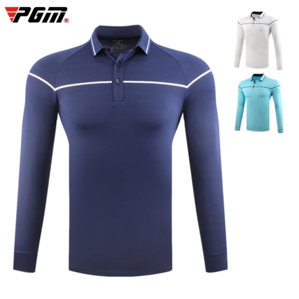 PGM 秋冬用　紳士　ゴルフメンズウェア メンズウェア　長袖　Tシャツ　ポロシャツ　試合服　ユニフォ...