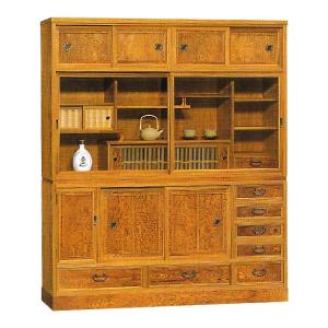 茶箪笥 和茶棚 小菊 MK4474 幅75cm 欅 ケヤキ 静岡県産 : 戸田家具