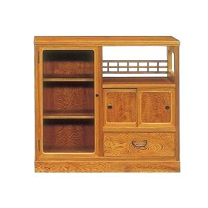 茶箪笥 茶棚 和茶棚 銀河 FK-307 幅85.5cm 欅 ケヤキ : 戸田家具 茶箪笥 茶棚 和茶棚 銀河 FK-307 幅85.5cm 欅 ケヤキ : 戸田家具