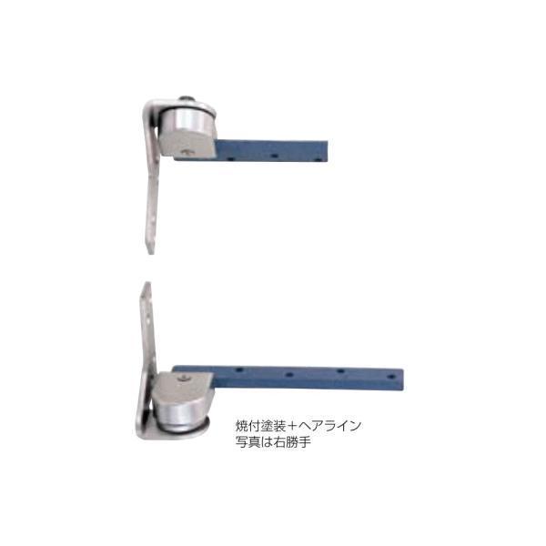 ベスト ピボットヒンジ(持出吊 上下縦枠付型)　No.153PC　仕上色:焼付塗装+ヘアライン / ...