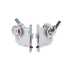 ベスト金物　シリンダー引戸鎌錠 ベスト シリンダー栓錠 No.570 仕上色:黄銅磨き (引違い戸 錠 鍵 ドア