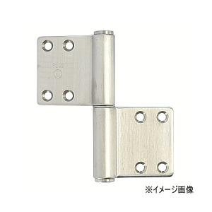 クマモト PLUS ステンレスKJ面付旗丁番 K-33A-102L 左勝手 3x102mm 仕上色：ヘアーライン / 1枚入 (丁番 蝶番 旗丁番 ヒ