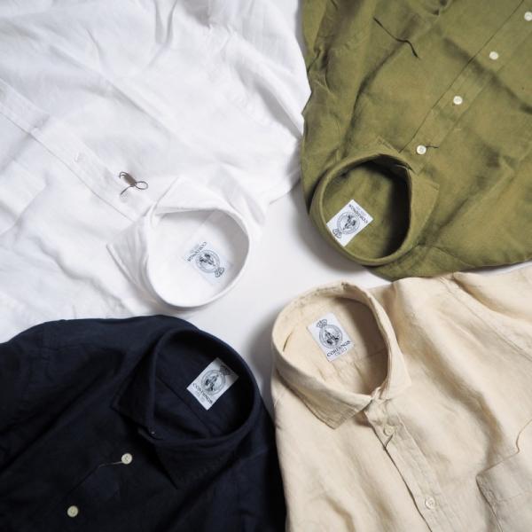 CORDINGS コーディングス リネンレギュラーシャツ SHJ276 VINTAGE  LINEN...