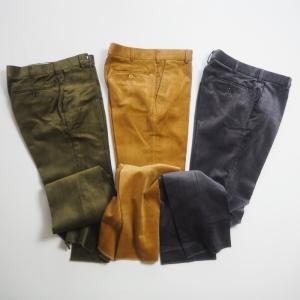 CORDINGS コーディングス ウールxリネンチェックトラウザー JP PLEATED