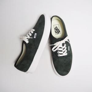 VANS ヴァンズ AUTHENTIC スウェードオーセンティック SEASONAL COLOR / DRIED KELP