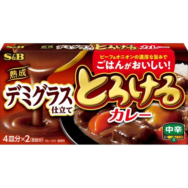 S&amp;B エスビー食品 とろけるカレー 熟成デミグラス仕立て 140g ×10個