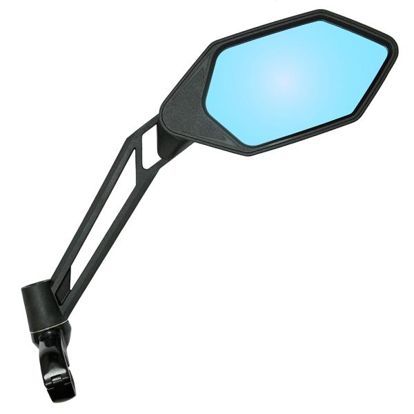 メカウ (MEACHOW) 自転車 バックミラー 可動式ラウンドガラスミラー type HEXA (...