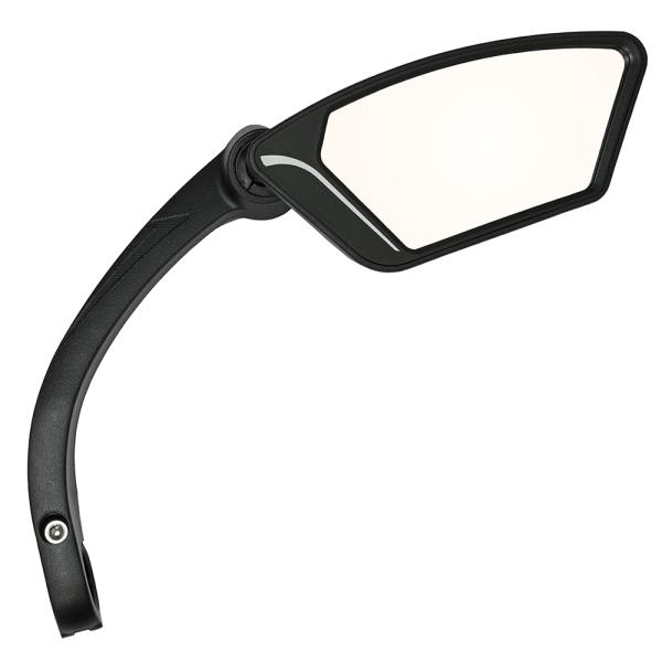 メカウ (MEACHOW) 自転車 バックミラー ラウンドガラスミラー type Curved (シ...