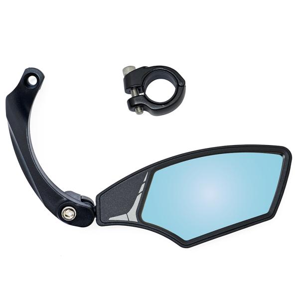 Hafny （ハフニー） 自転車 バックミラーラウンドタイプ MkII (ブルーミラー下側, 右)