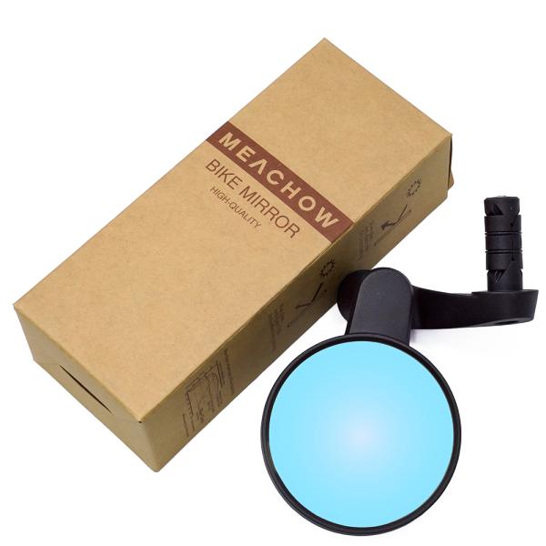 メカウ (MEACHOW) バーエンド リヤビューミラー (アンダー, ブルーミラー)