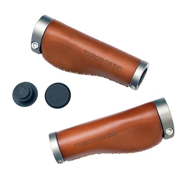 THEODORE CYCLE GRIP 自転車 グリップ イタリア本革 128mm