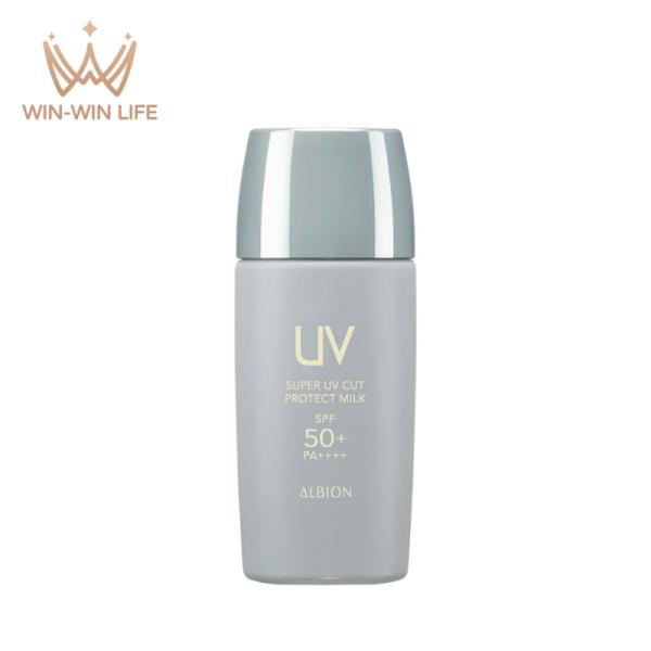 アルビオン スーパー UV カット プロテクト ミルク 日やけ止め用乳液 メイクアップベース 化粧下...