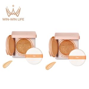 フジコ デュアルクッション ファンデーション ナチュラルカラー ヘルシーカラー 全2色 12g UVカット SP50+ PA++++ ツヤ感 カバー 素肌感 明るい 透明感 自然感｜WIN-WIN LIFE Y一号店