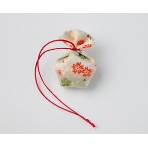 負野薫玉堂　匂い袋　きんちゃく　うつりか　花柄（白）
