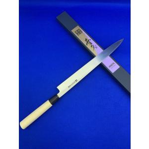 包丁 堺一文字光秀 白銀 霞研 出刃包丁120mm サヤ付き【名入れ即日可能