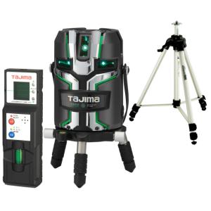 タジマ シャープグリーンフルラインセンサーレーザー ZEROG2LS-KJCSET(受光器・三脚付)