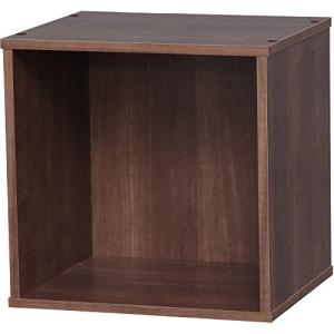 ブラウン アイリスオーヤマ CQB-35 カラーキュビック カラーボックス