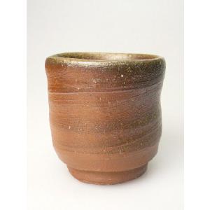 備前焼 小西陶古窯 桟切りぐい呑み（小） ギフト/父の日/敬老の日/記念