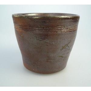 備前焼 井上雅司作 蓋物・砂糖入れ(1806-D） : 陶舗 唐花庵 - 通販