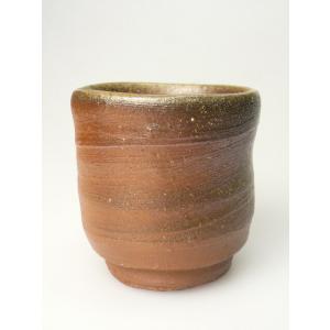 備前焼 末石泰節作 桟切りぐい飲み ギフト/父の日/敬老の日/記念品