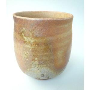 備前焼 湯呑（中）（緋襷）160cc| 日本製 おしゃれ 湯呑み 湯のみ