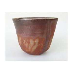 緋襷 ひだすき 乙女湯呑 径6cm×高7.5cm 1客 化粧箱入 ギフト 備前焼