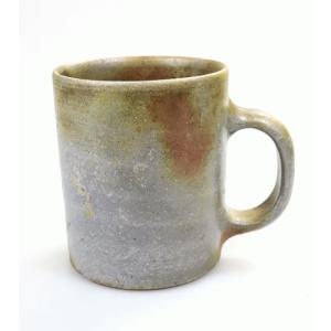 備前焼 桟切り コーヒー碗皿(2102-1) 小西陶古窯 ギフト/母の日/父の日