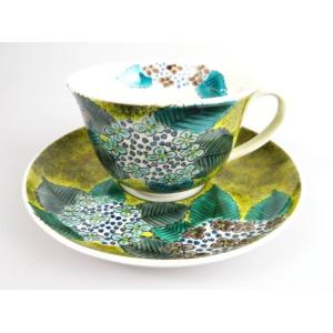 九谷焼 カップ＆ソーサー 山帰来 / 平野由佳 送料無料 和食器 コーヒー