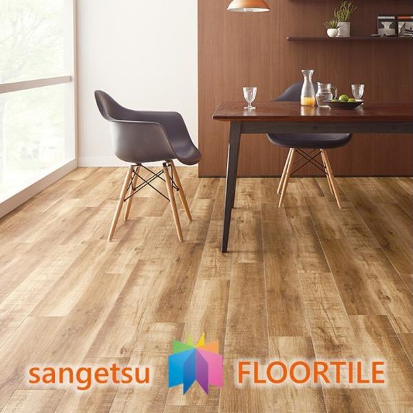 【ケース売】ウッド床材 木目 ハーベストオーク 152.4×914.4×2.5mm WD2128 W...