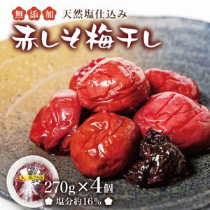 【送料無料 *沖縄離島追加料金あり】無添加 天然塩 舘島田のうめ 梅干し 4パック...