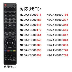 N2QAYB000554 リモコン 互換 リプ...の詳細画像1