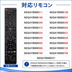N2QAYB000554 リモコン 互換 リプ...の詳細画像4