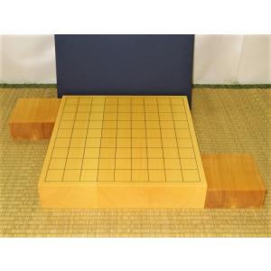 将棋盤/日本産本榧柾目３枚継二寸卓上将棋盤/駒台　新品(S173)｜tohsin-bankomaten