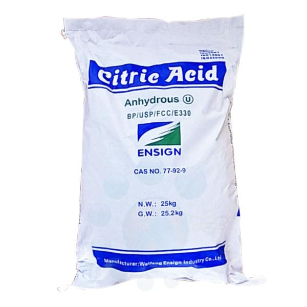クエン酸 25kg 食品添加物 無水 粉末 清掃 掃除 洗剤 ph 業務用 大容量 ※代引き不可・返...