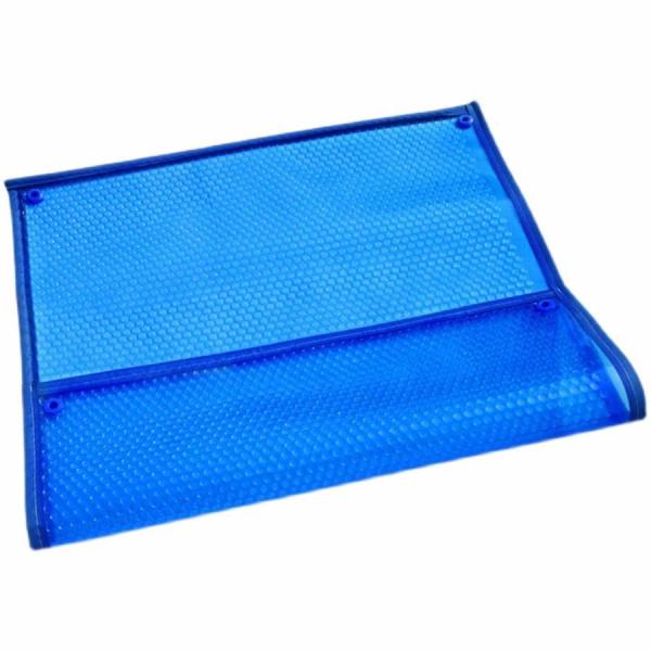 プールカバー 太陽プールカバー、 縁及びグロメットが付いている青い長方形 400um の泡の絶縁材の...