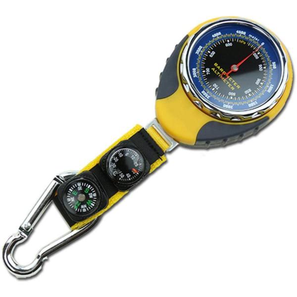高度計、気圧計、コンパス、温度計、4-in-1ポータブル多機能登山気圧計、ハイキング、登山、アウトド...