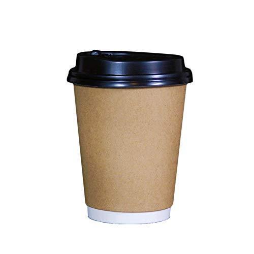 蓋付きカップ500個 二重断熱紙コップ 蓋付き紙コーヒーカップ