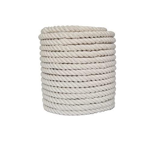 綿ロープ 直径6mm-30mm diy綿の紐 三本の綿の紐 手芸用 柔らかい 太いロープ 天然 コッ...
