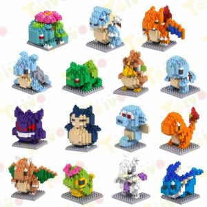 ポケモンブロック キャラブロック pokemon 積み木玩具 DIY 29種類 知育 パズルおもちゃ ポケモンモンスター レゴ 互換 プレゼント ギフト クリスマス 室内遊び