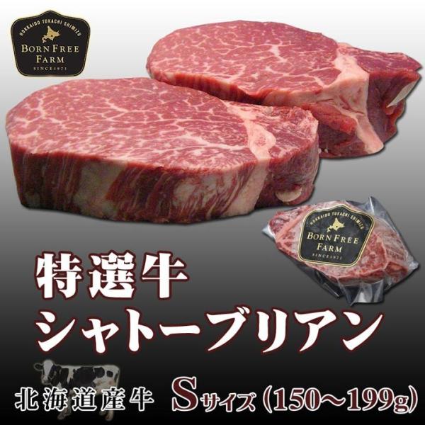 北海道産牛 牛肉 焼肉 国産牛 特選牛シャトーブリアン（Ｓサイズ：150〜199g） [加熱用] バ...