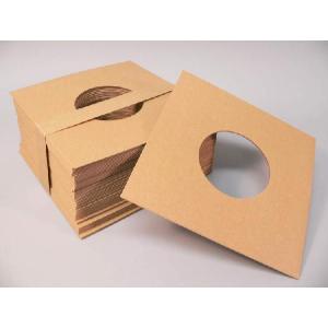 サプライ） CDサイズ クラフト色無地ダブル紙ジャケット（2枚収納