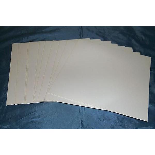 （サプライ） １２インチ ＬＰサイズ、白色紙ジャケット(穴なし)１０枚セット