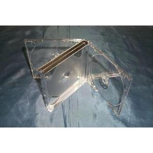 （サプライ） ＣＤ２枚用プラケース（透明）５ケースセット