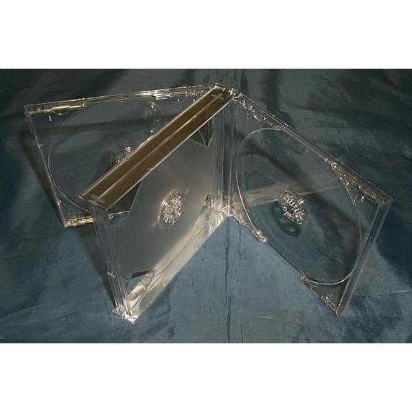 （サプライ） ＣＤ４枚収納プラケース（透明）５ケースセット