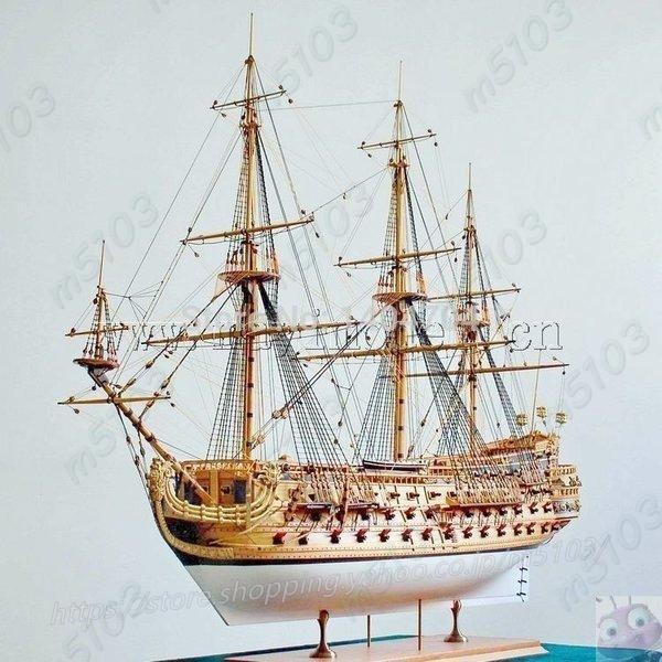 船 ボート サンフェリペ 帆船 軍艦モデル 1/50スケール diyキット クラシック 木製 模型 ...