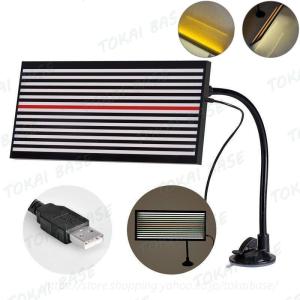 PDR ツールデントリペアツール除去 板金凹陥検査板 板金修復ライト Led ランプリフレクターライトラインボードカーデント除去と 5メートルライ USB