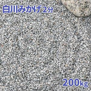 白川みかげ砂利 2分 (約1-5mm) 200kg (20kg×10袋) / 庭 砂利 おしゃれ 石 庭石 小粒 細かい 敷石 砂利敷き 庭園 和風 坪庭 庭園 ガーデニング diy 園芸