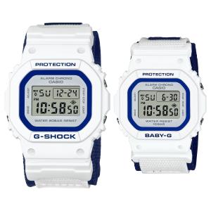 G-SHOCK & BABY-G クリスマス限定 LOV-23A-7JR Gプレゼンツラバーズコレクション2023 初代モデル復刻カラー 男女ペアウオッチ ホワイト CASIO カシオ｜tokei-akashiya