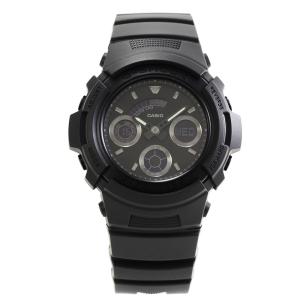 カシオ gショック CASIO G-SHOCK ジーショック Gショック 腕時計 メンズ デジタル アナデジ ベーシックモデル オールブラック ラウンド AW-591BB-1A